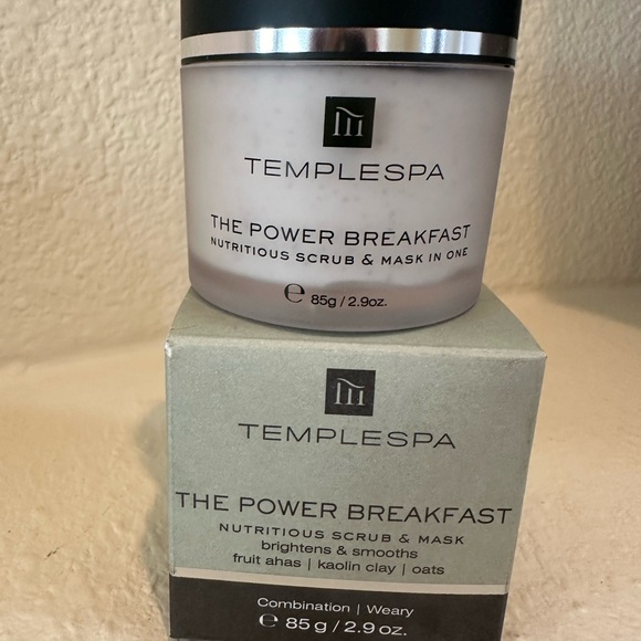 TEMPLESPA THE POWER BREAKFAST
NUTRITIOUS SCRUB & MASK new - Picture 2 of 5